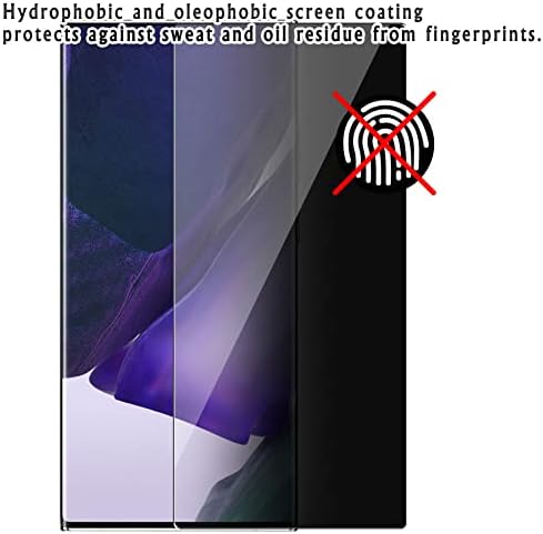 מגן מסך פרטיות של Vaxson, התואם ל- Samsung S27E450/S27E450B/S27E450D LS27E45KBSV/XY 27 צג מדבקה למגני סרטי ריגול [לא מזג] מזג